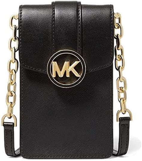 michael kors phone crossbody black|michael kors carmen phone crossbody.